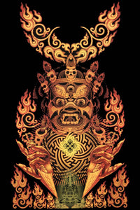 S/S Symbol Print T : Fire Mahakala
