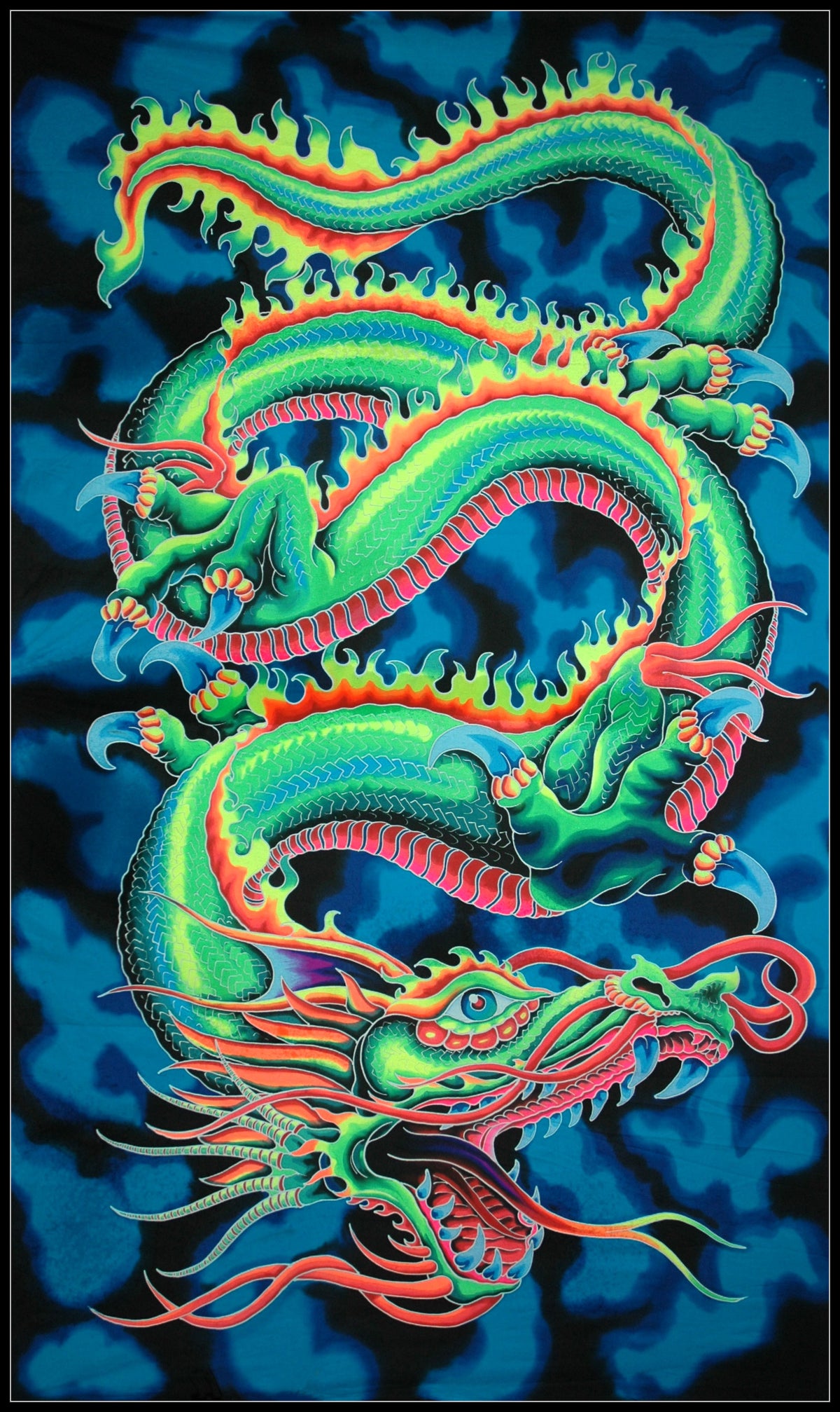 Giant UV Banner : Green Dragon