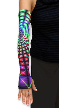 Arm Sleeve  : Rainbow Web