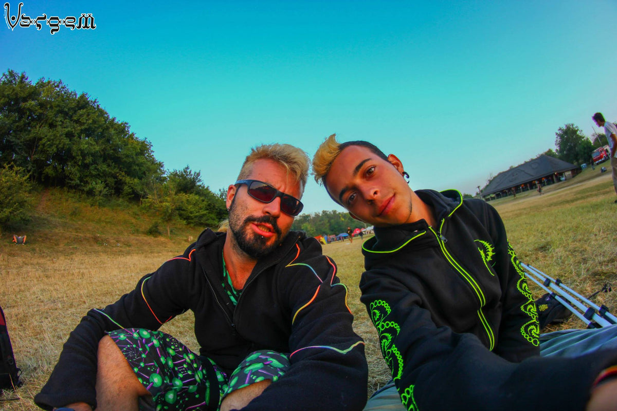 Morph Jacket (No Hood) : Lime Triskelion - Men Jackets - Space Tribe