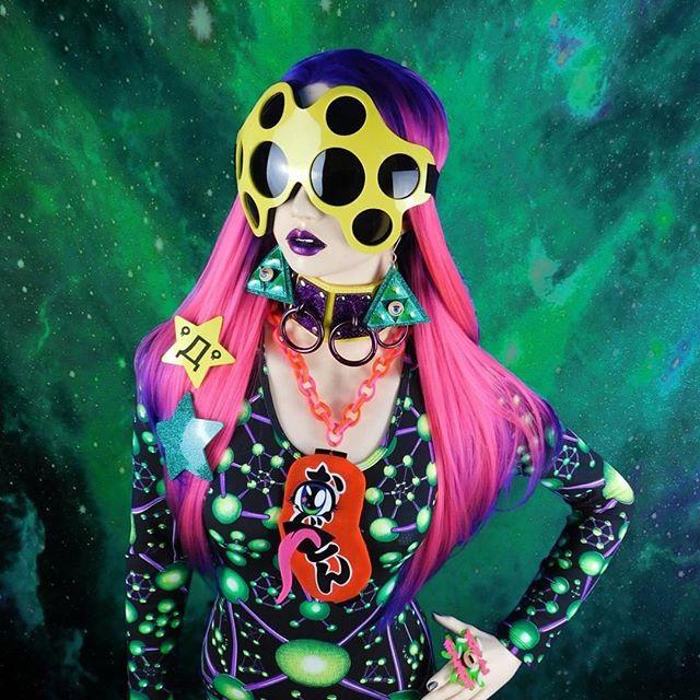 Long Sleeve Catsuit : Atomic Alien - Women Catsuits - Space Tribe