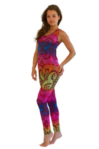 Catsuit : Rainbow Fractal - Women Catsuits - Space Tribe