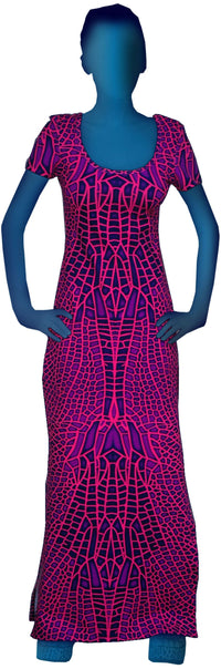 Slinky Dress  : Pink Dragonfly - Women Dresses - Space Tribe