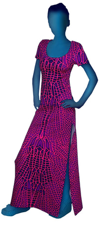 Slinky Dress  : Pink Dragonfly - Women Dresses - Space Tribe