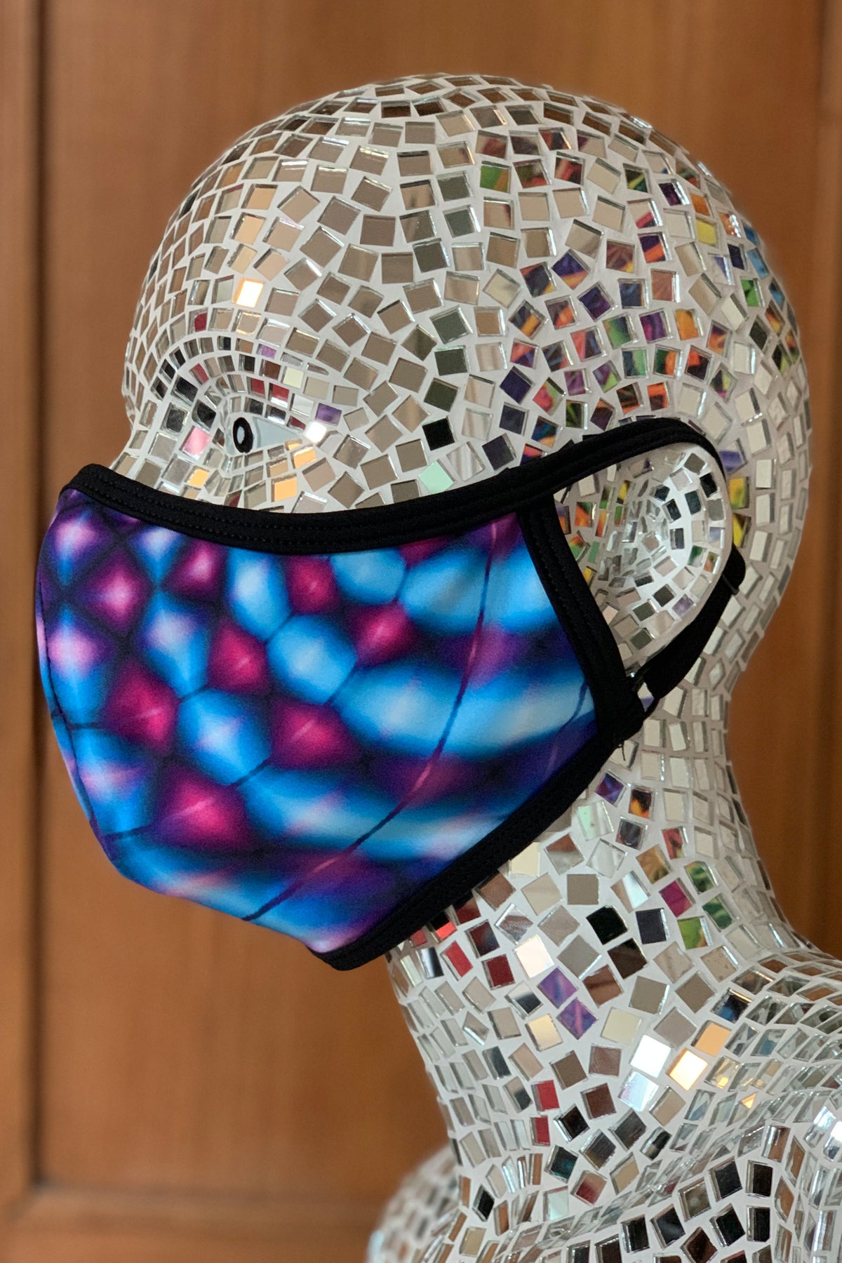 Face mask : Violet Web