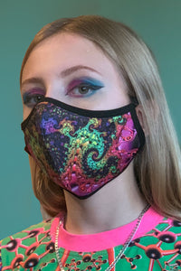 Face mask : Whirlpool Fractal