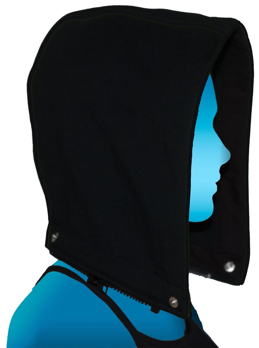Hood-Round : Black - Men Jackets - Space Tribe