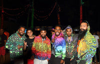 Hooded Zip Jacket : Rainbow Fractal - Men Jackets - Space Tribe