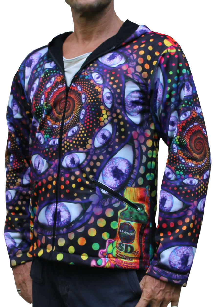 Sublime Hooded Jacket : LSD Party - Men Jackets - Space Tribe