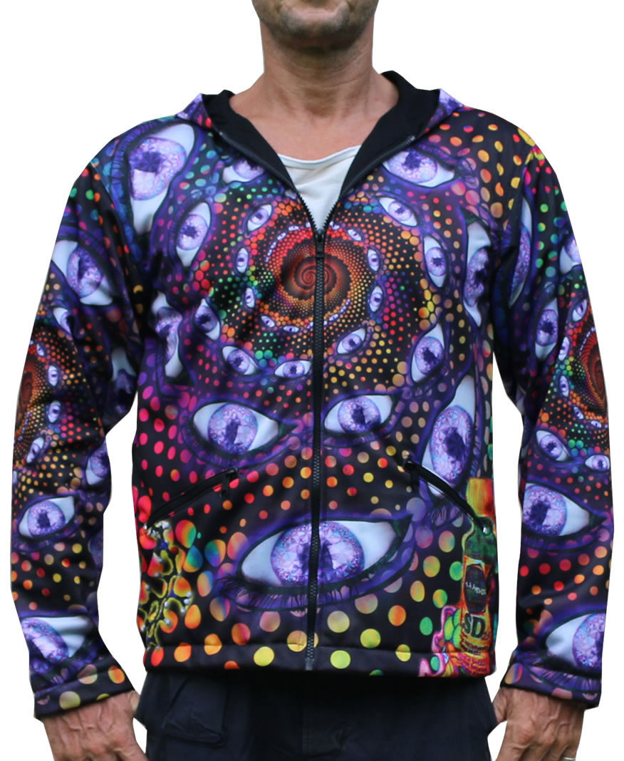 Sublime Hooded Jacket : LSD Party - Men Jackets - Space Tribe