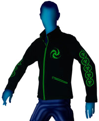 Morph Jacket (No Hood) : Lime Triskelion - Men Jackets - Space Tribe