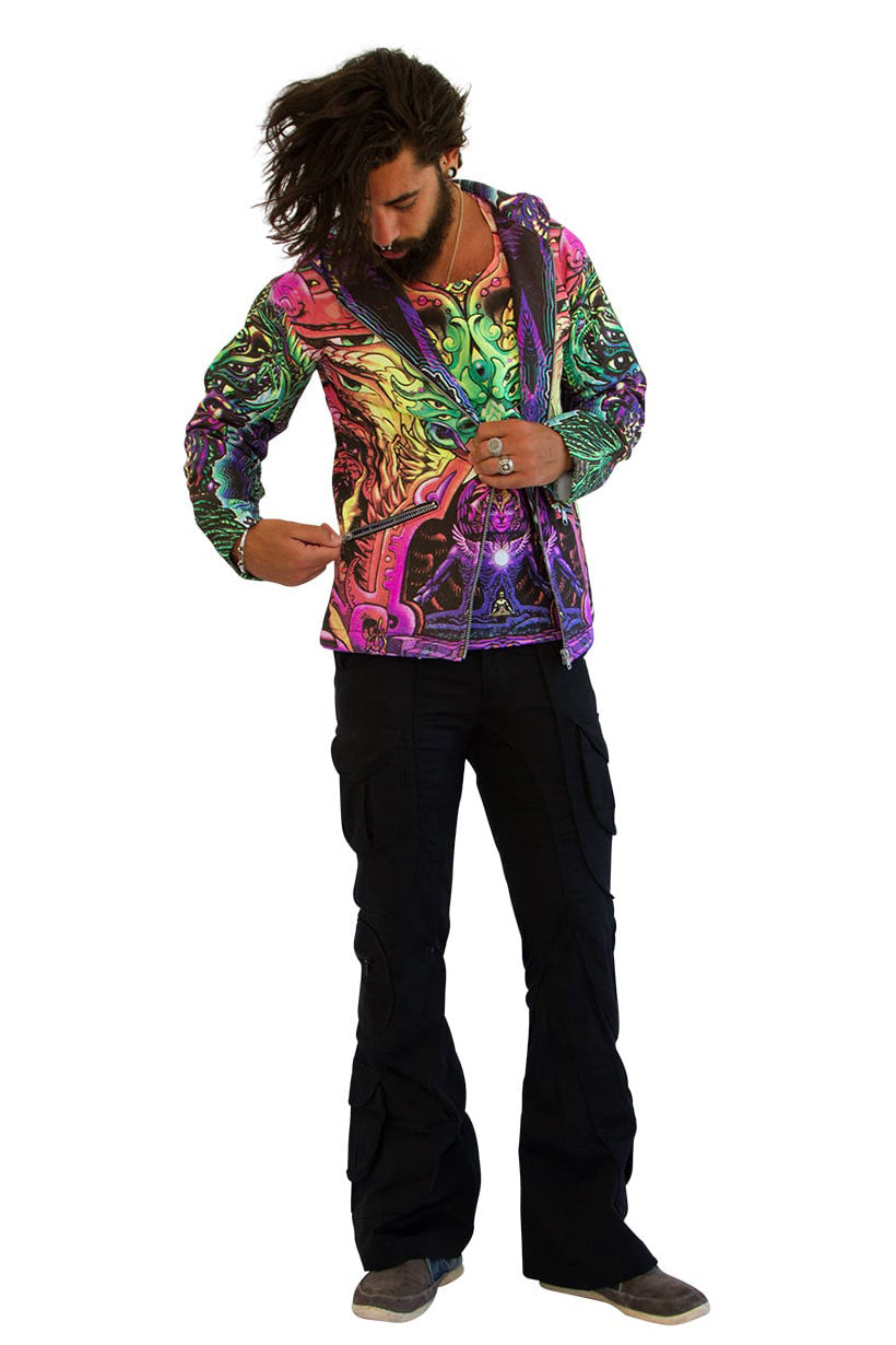 Hooded Zip Jacket : Alpha Centauri - Men Jackets - Space Tribe