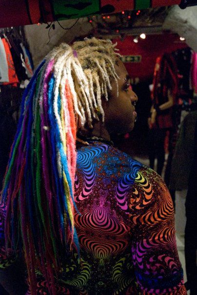 Hooded Zip Jacket : Rainbow Fractal - Men Jackets - Space Tribe