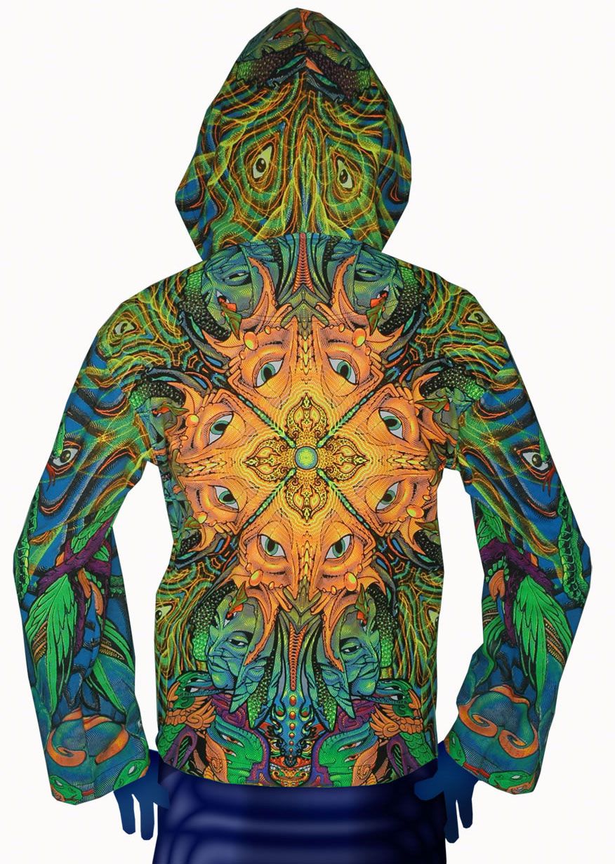 Hooded Zip Jacket : PolyMorph - Men Jackets - Space Tribe