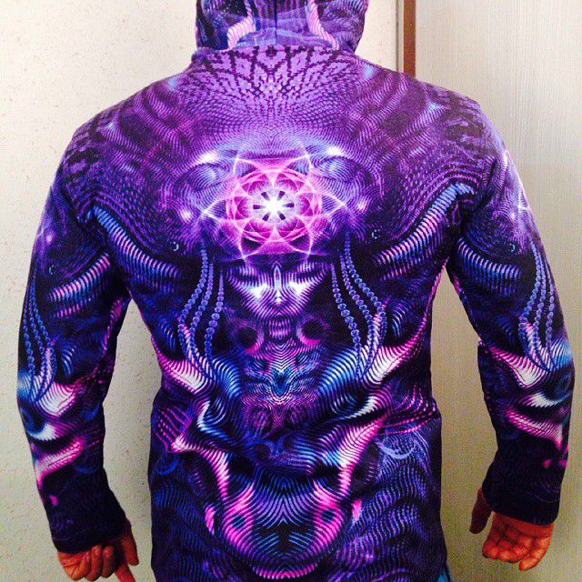 Hooded Zip Jacket : Violet Foxy Lady - Men Jackets - Space Tribe