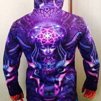 Hooded Zip Jacket : Violet Foxy Lady - Men Jackets - Space Tribe