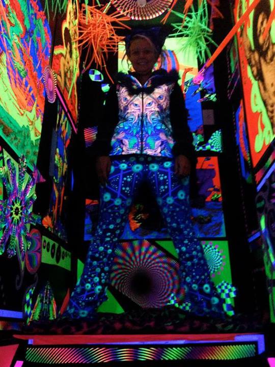 Lycra Flares : Atomic Alien - Women Flares - Space Tribe