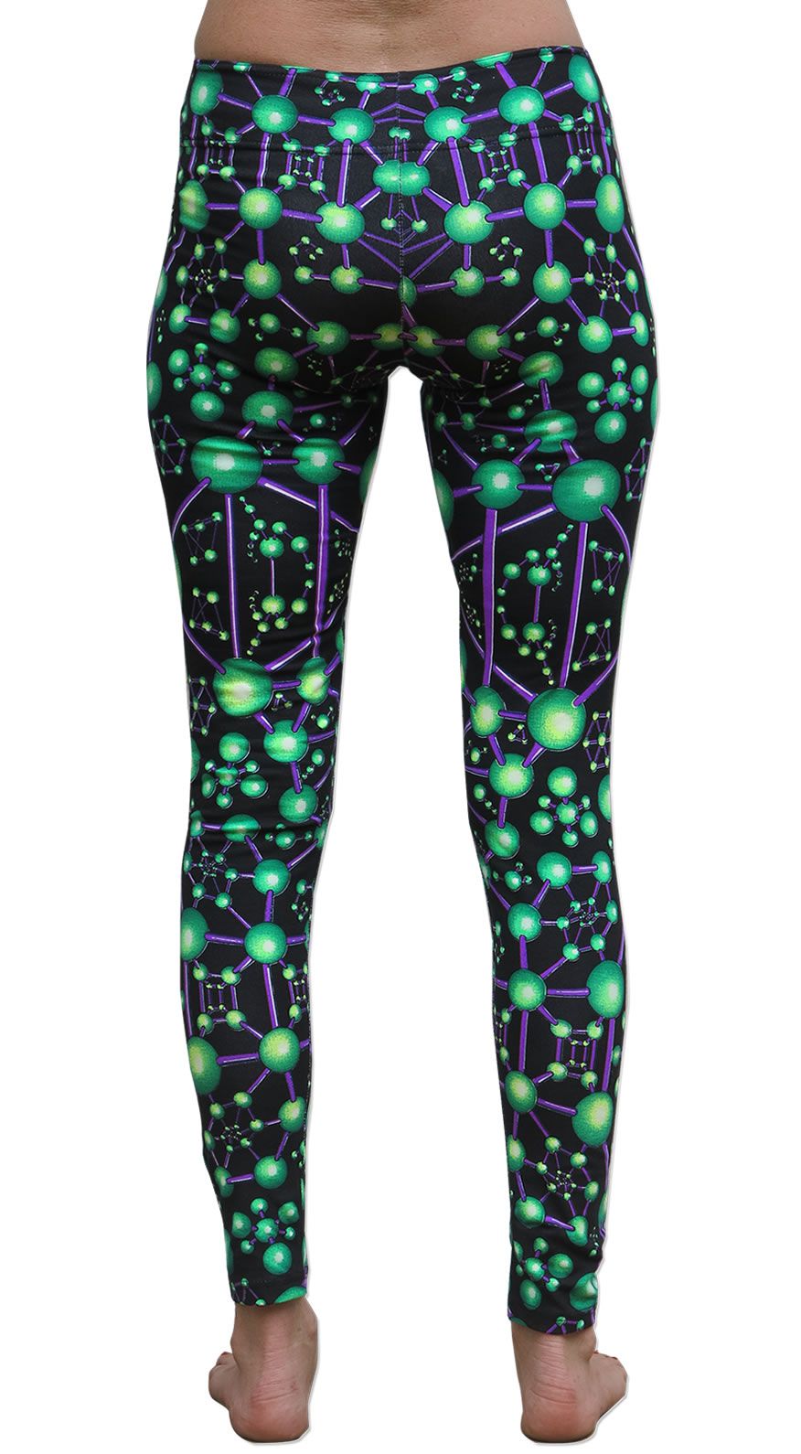 Wide waistband Leggings : Atomic Alien - Women Leggings - Space Tribe