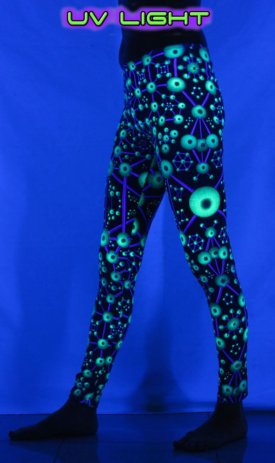 Wide waistband Leggings : Atomic Alien - Women Leggings - Space Tribe