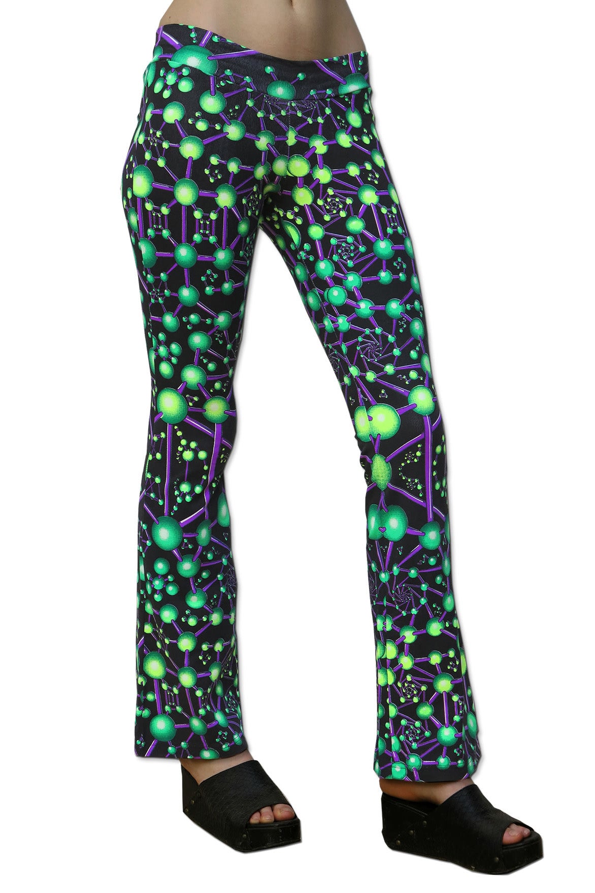 Lycra Flares : Atomic Alien - Women Flares - Space Tribe