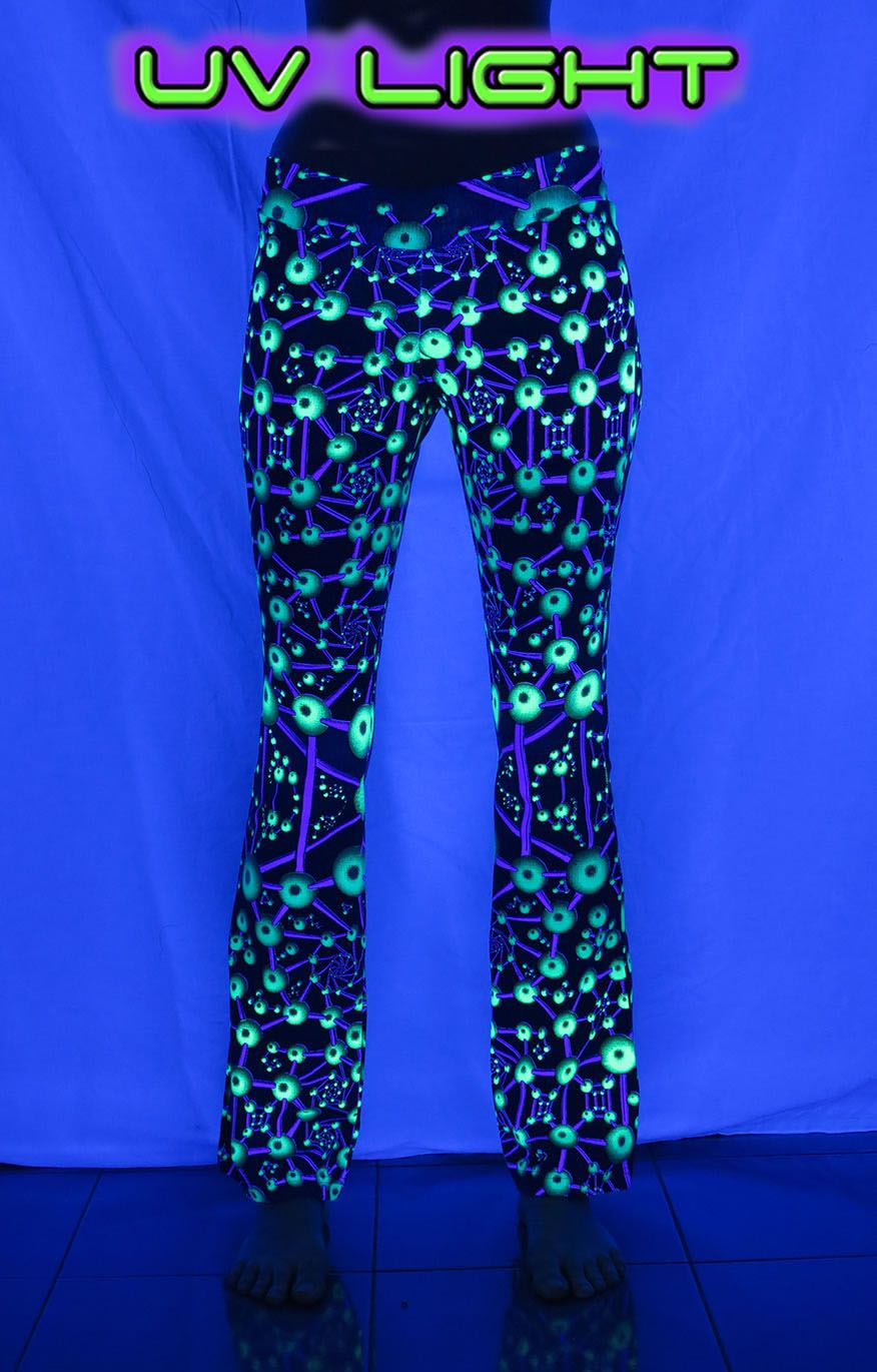 Lycra Flares : Atomic Alien - Women Flares - Space Tribe