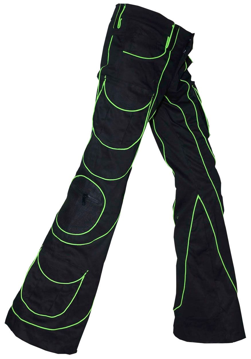 Tsunami Pants : UV Lime Tri-skelion - Men Pants - Space Tribe