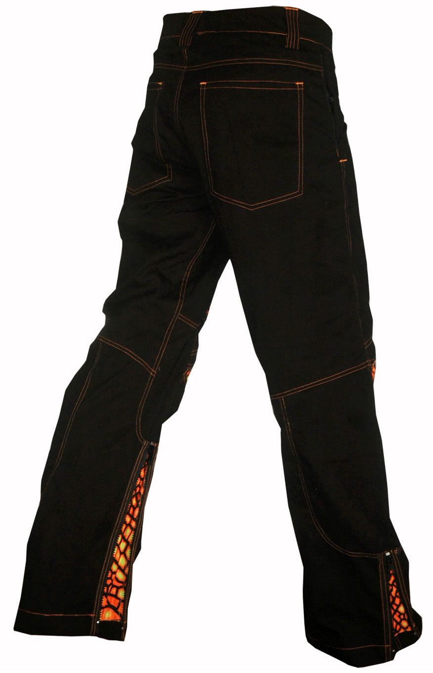 Alien Eye Pants : Fire Dragonfly - Men Pants - Space Tribe