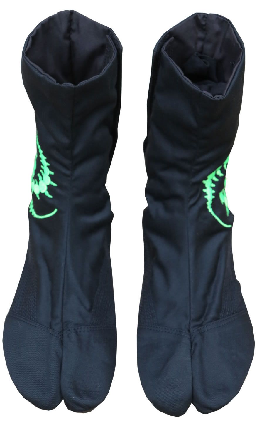 Ninja Boot : UV Lime Tri-skelion - Accessories - Footwear - Space Tribe