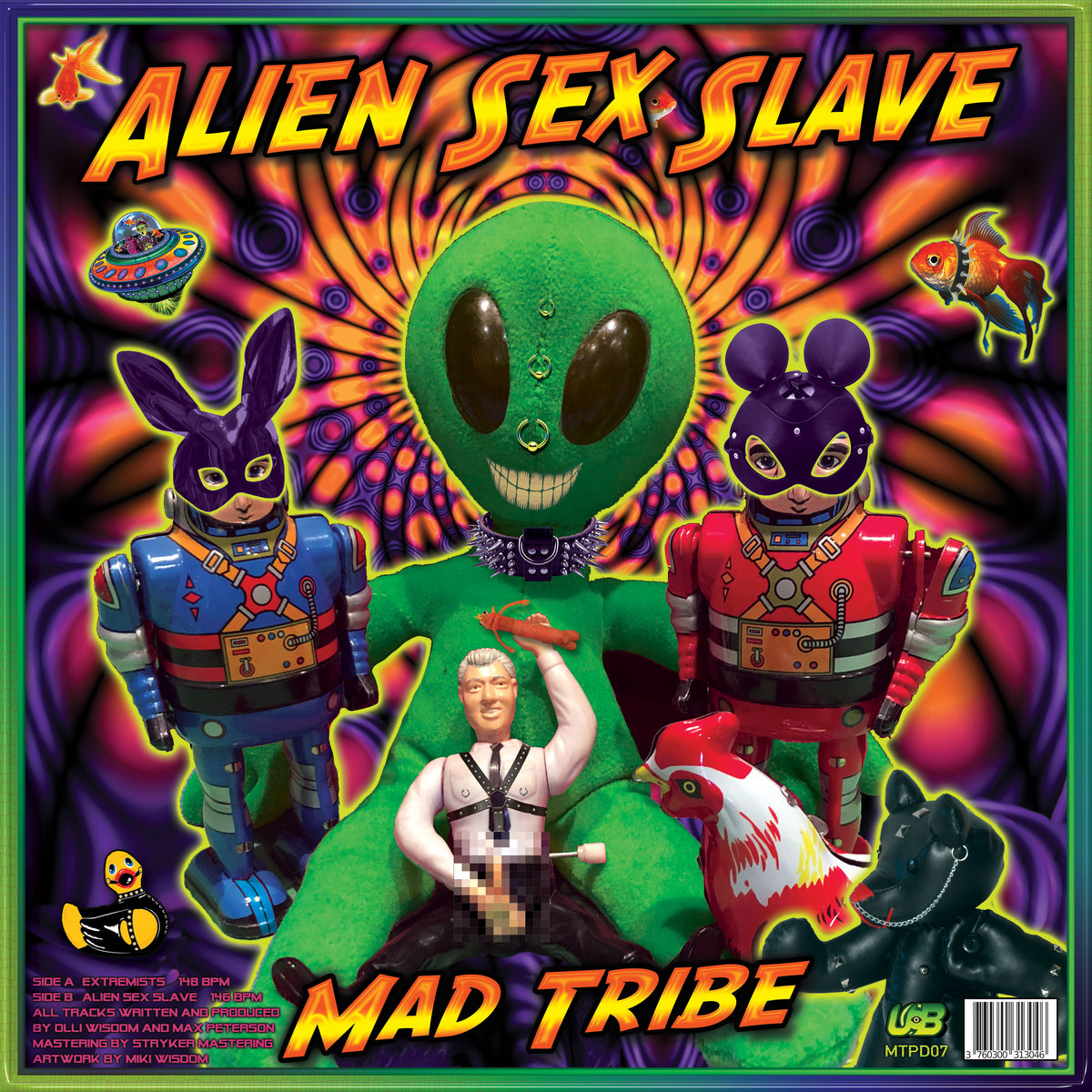 Extremists - Alien Sex Slave : 12" picture disc by Mad Tribe