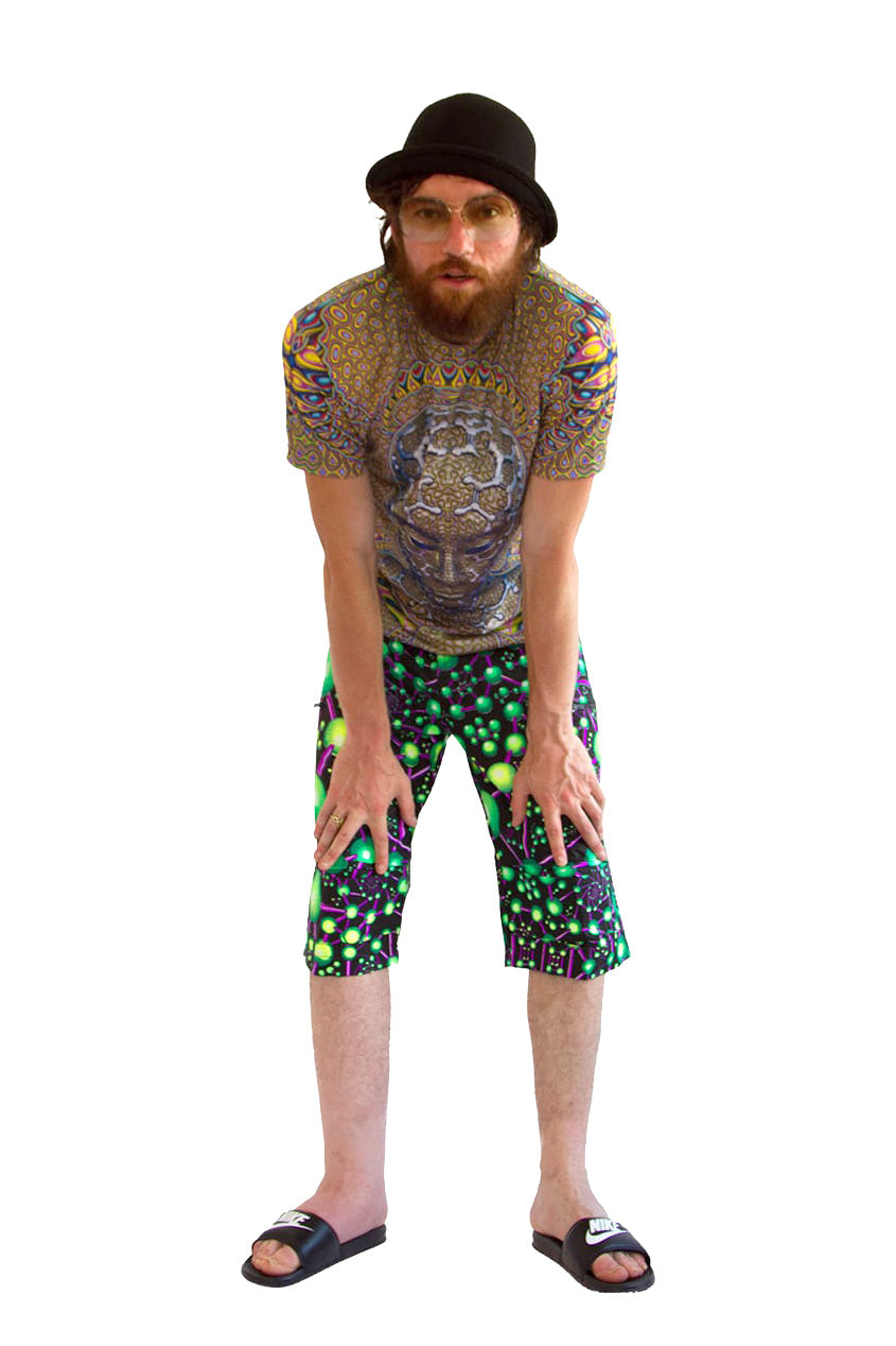 Cyber Shorts : Atomic Alien - Men Shorts - Space Tribe