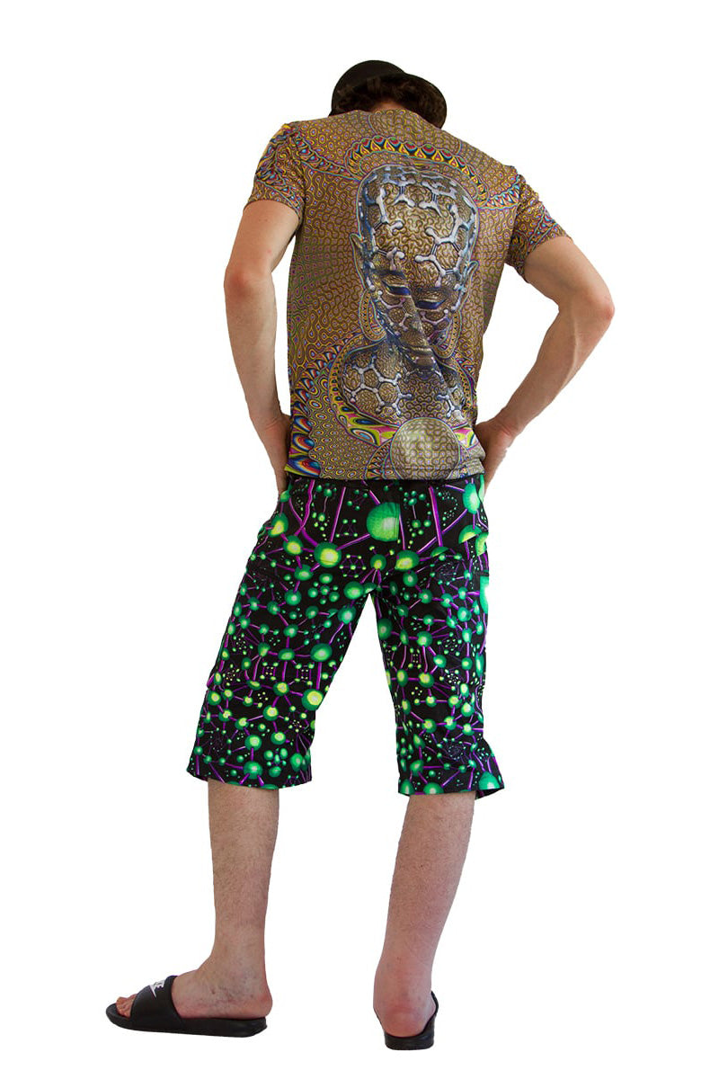 Cyber Shorts : Atomic Alien - Men Shorts - Space Tribe