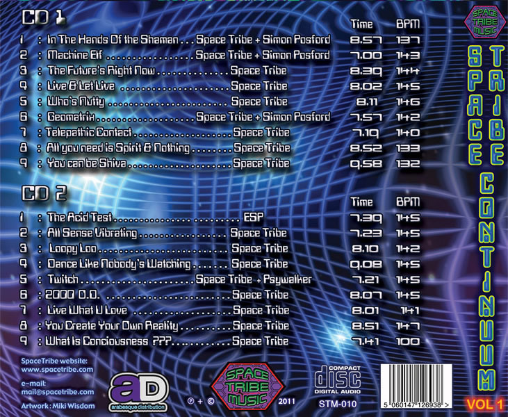 Space Tribe Continuum : Vol. 1 (2CD)