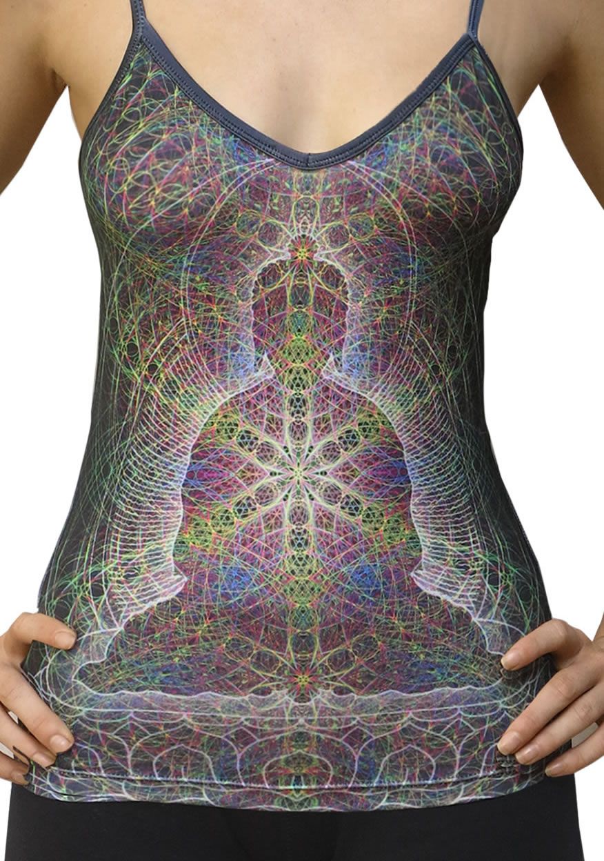 Sublime Strap Top : Rainbow Buddha - Women Tops - Space Tribe