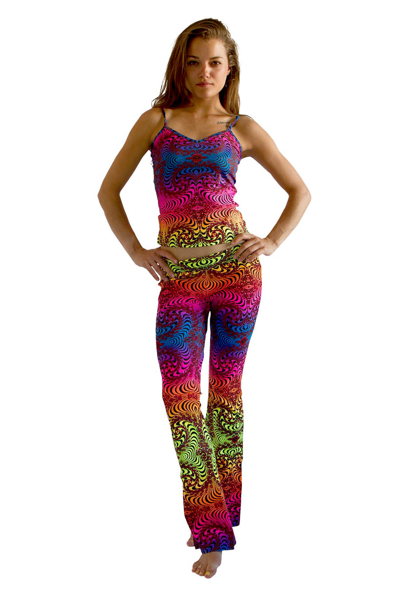 Strap Top : Rainbow Fractal - Women Tops - Space Tribe