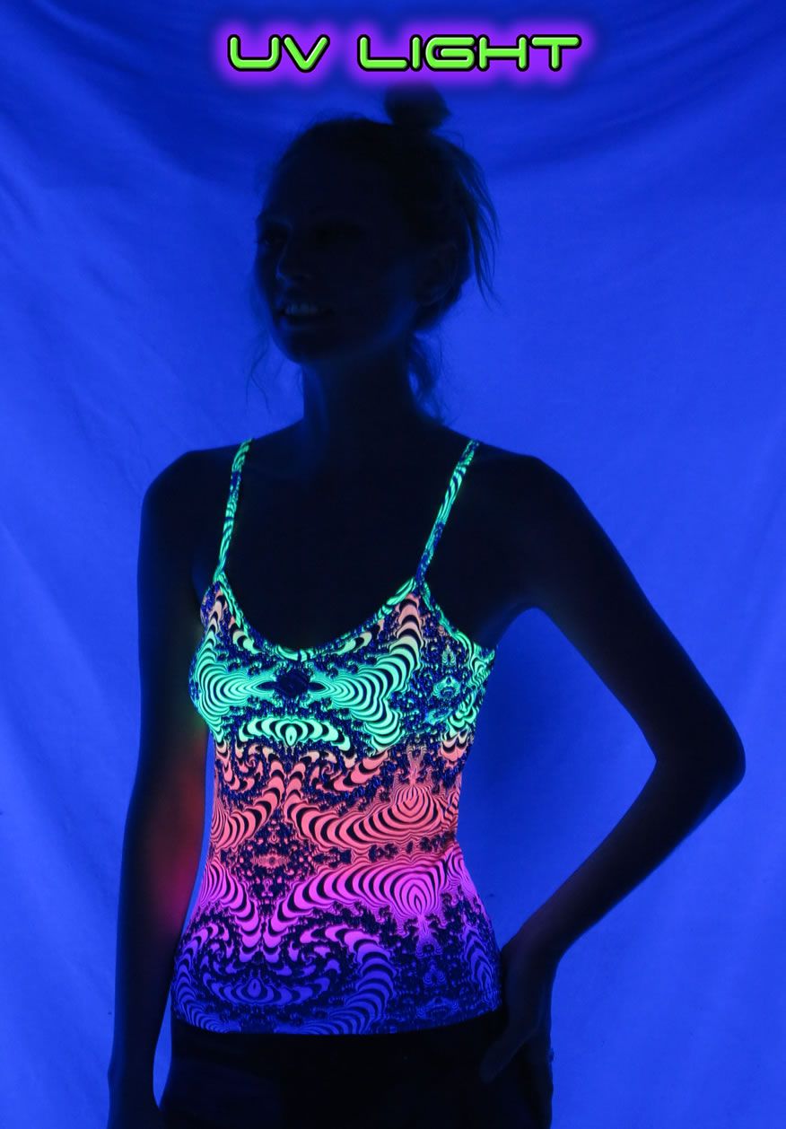 Strap Top : Rainbow Fractal - Women Tops - Space Tribe