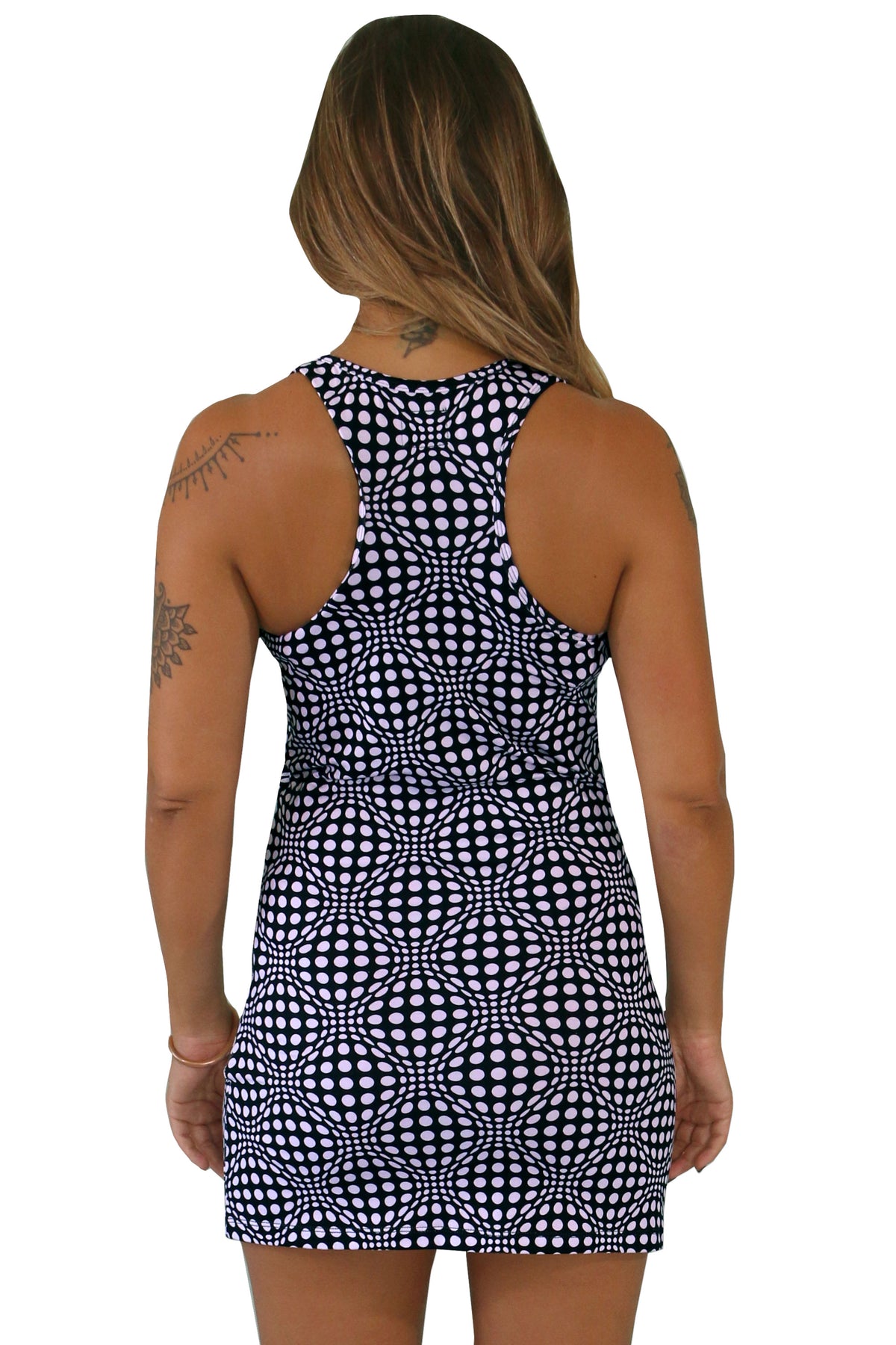 Tank Gurl : Black & White Wobberelli - Women Tops - Space Tribe