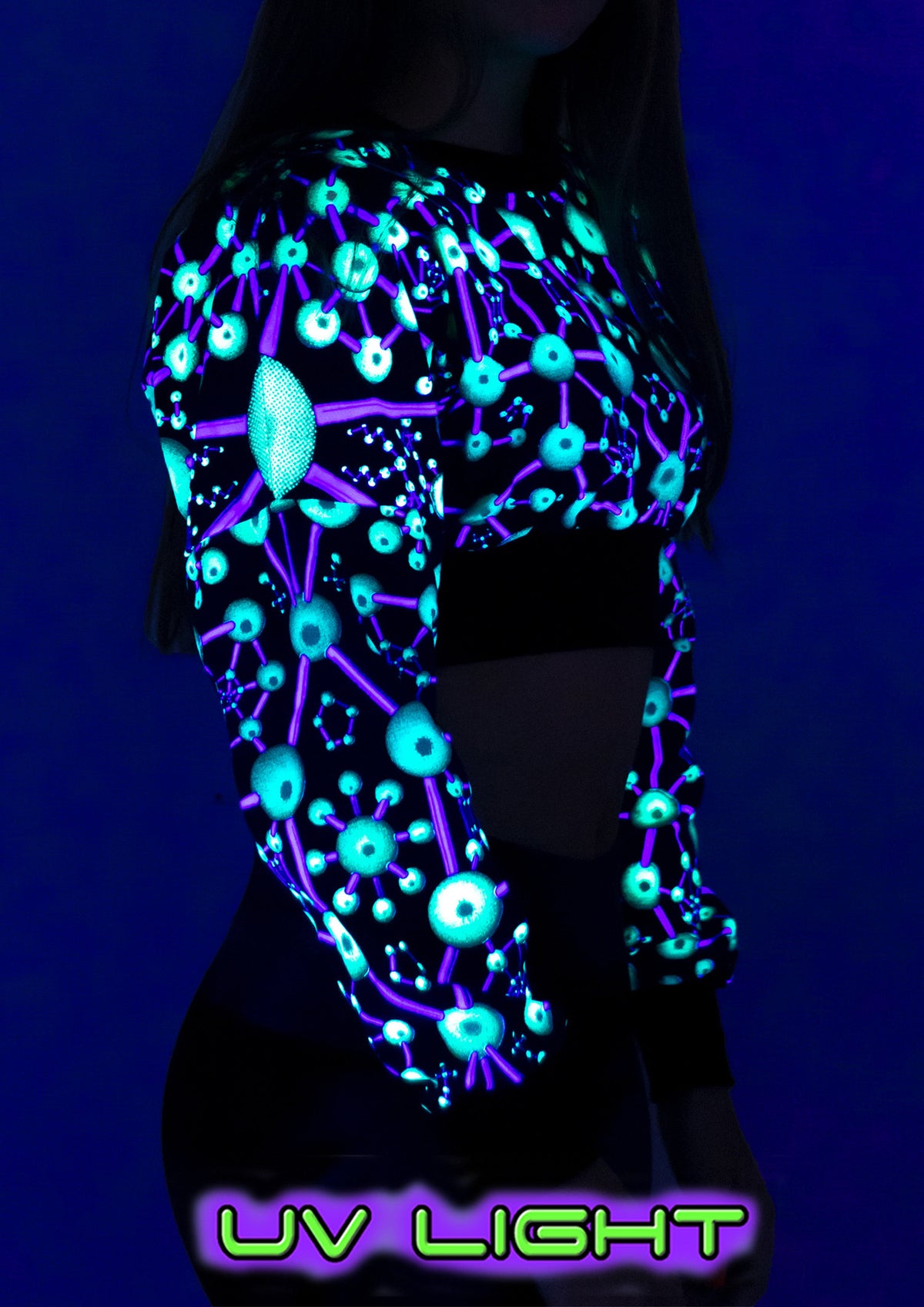Cropped Sweat : Atomic Alien - Women Tops - Space Tribe