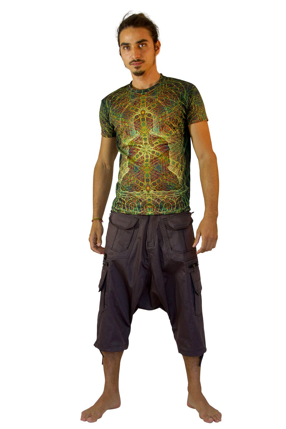 UV Sublime S/S T : Rainbow Buddha - Men T-Shirts - Space Tribe