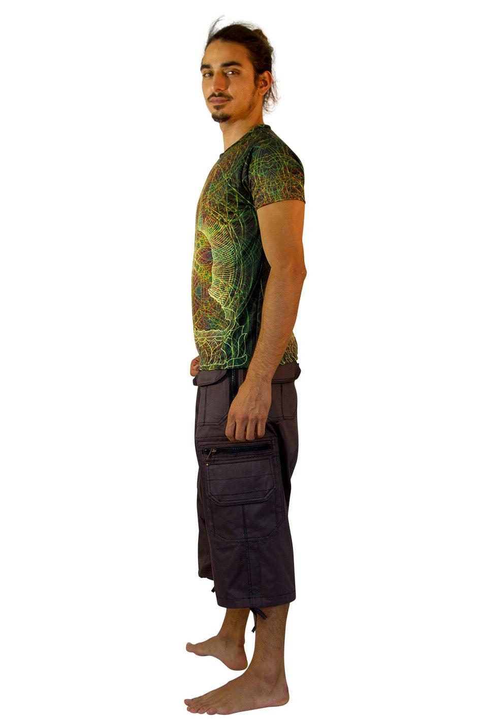 UV Sublime S/S T : Rainbow Buddha - Men T-Shirts - Space Tribe