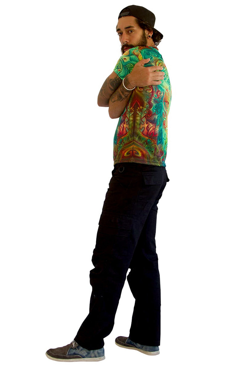 UV Sublime S/S T : Ancestral Ornament - Men T-Shirts - Space Tribe