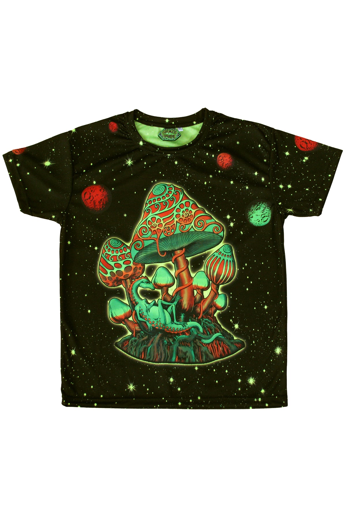 UV Sublime S/S T : Cosmic Shrooms UV - Men T-Shirts - Space Tribe