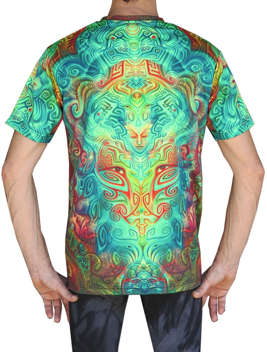 UV Sublime S/S T : Ancestral Ornament - Men T-Shirts - Space Tribe