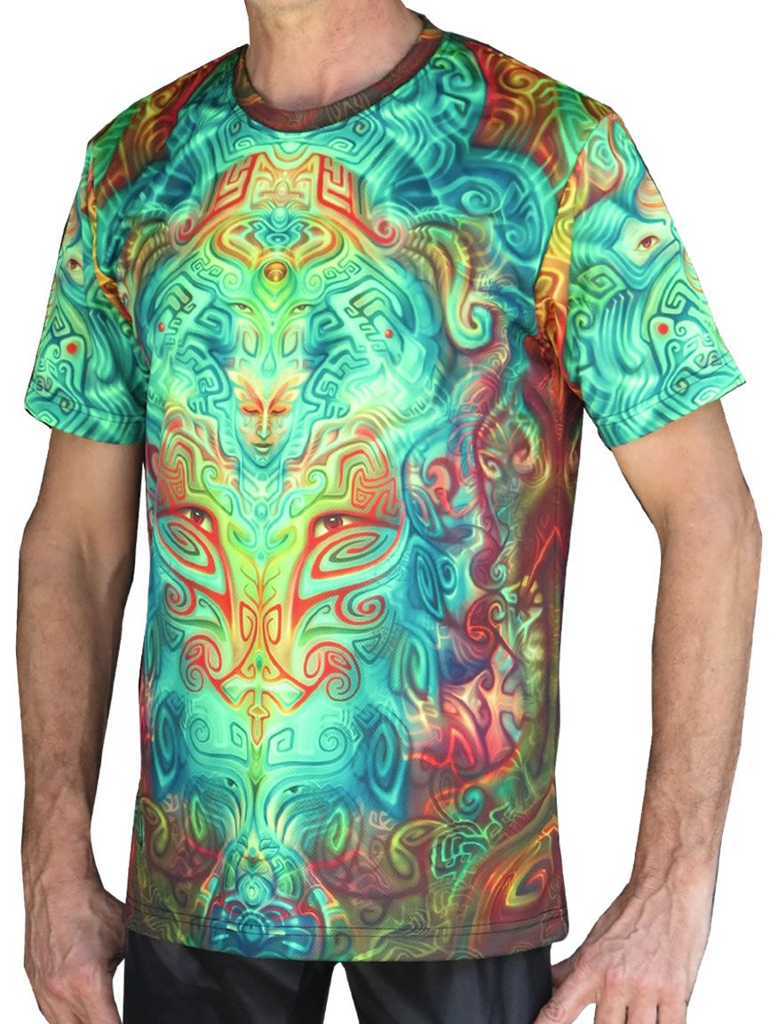 UV Sublime S/S T : Ancestral Ornament - Men T-Shirts - Space Tribe