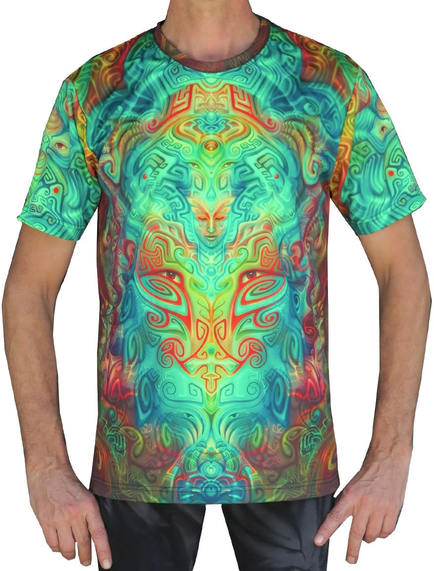 UV Sublime S/S T : Ancestral Ornament - Men T-Shirts - Space Tribe