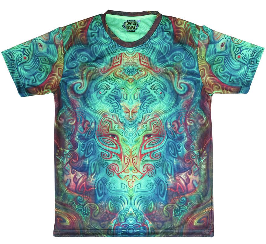 UV Sublime S/S T : Ancestral Ornament - Men T-Shirts - Space Tribe