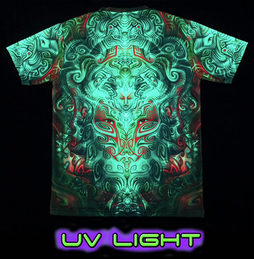 UV Sublime S/S T : Ancestral Ornament - Men T-Shirts - Space Tribe