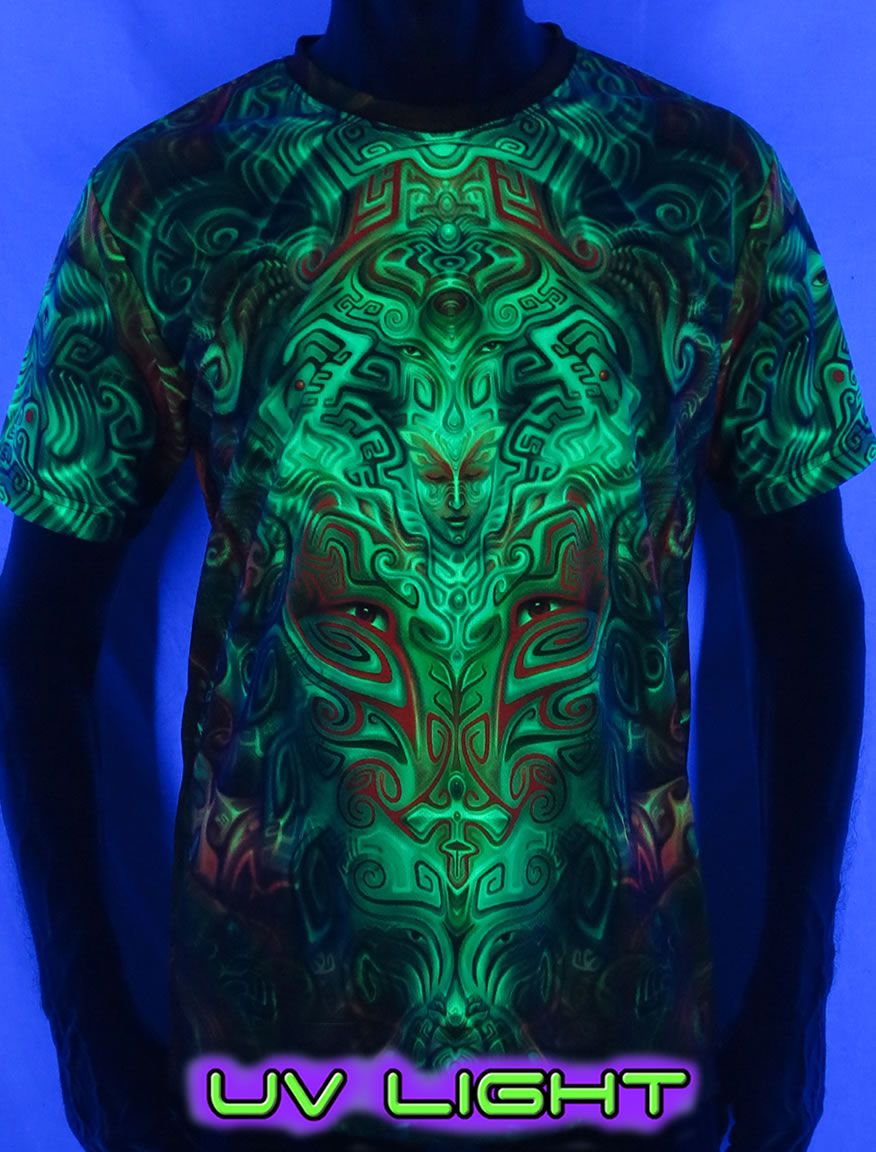 UV Sublime S/S T : Ancestral Ornament - Men T-Shirts - Space Tribe