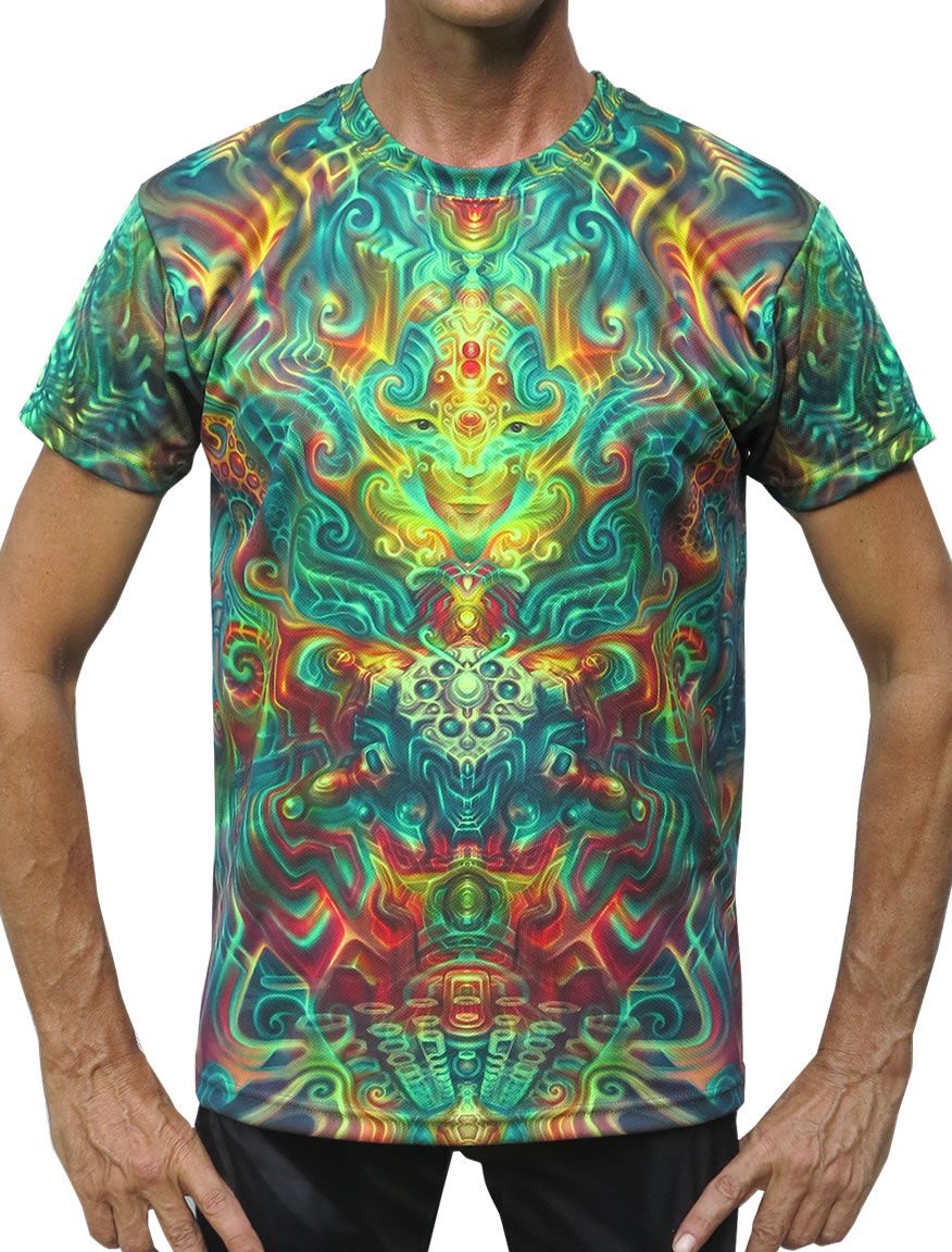 UV Sublime S/S T : Holographic Altar - Men T-Shirts - Space Tribe