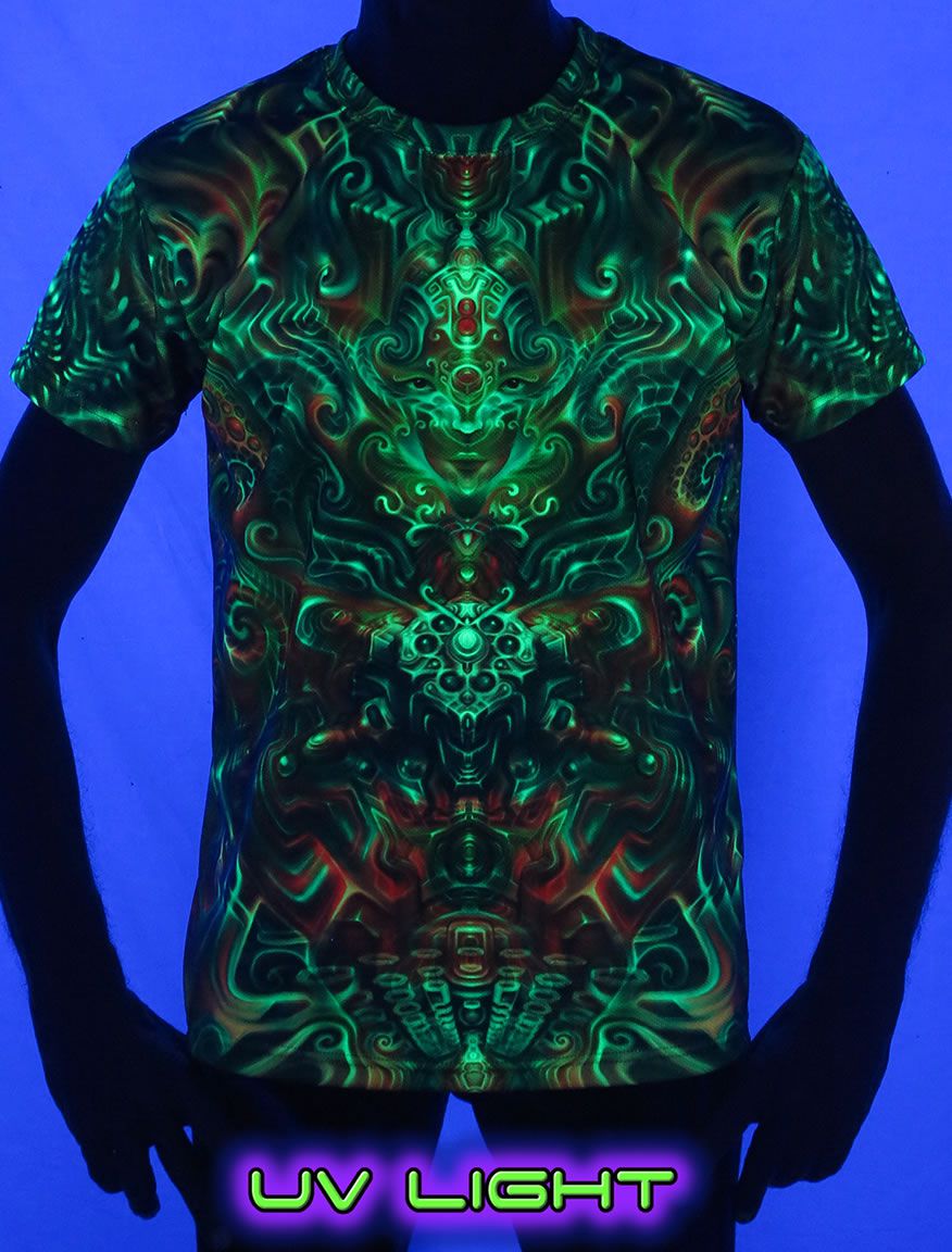 UV Sublime S/S T : Holographic Altar - Men T-Shirts - Space Tribe