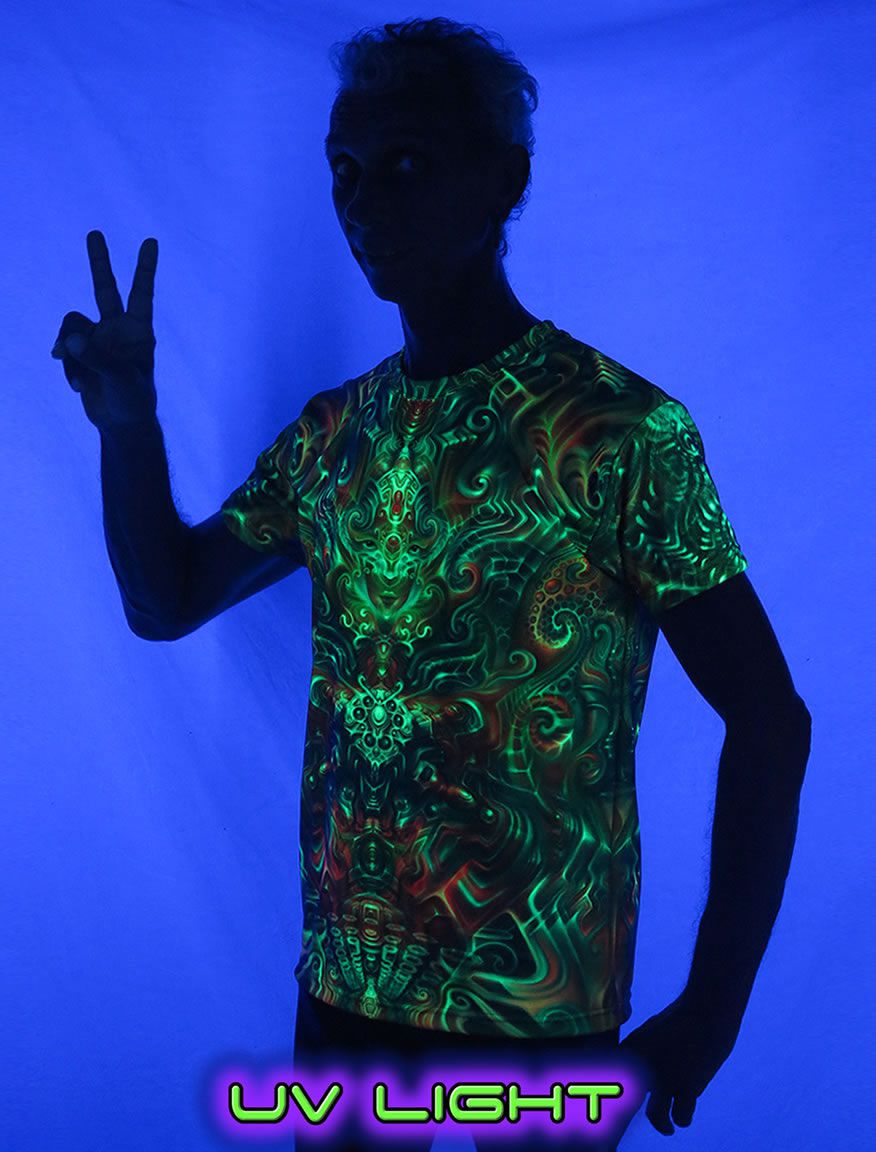 UV Sublime S/S T : Holographic Altar - Men T-Shirts - Space Tribe
